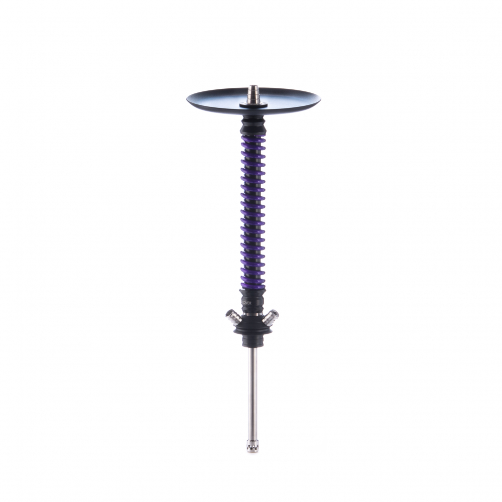 изображение товара Кальян MAMAY CUSTOMS Coilovers чёрно-фиолетовый лак (без колбы)