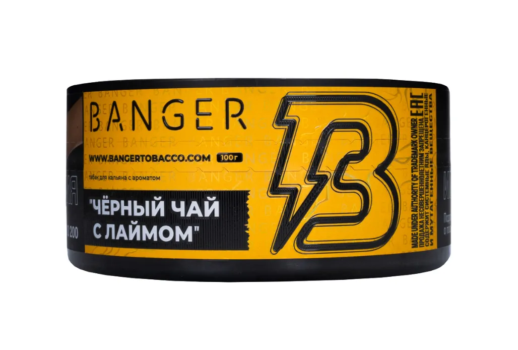 изображение товара Табак Banger Brazilian Tea (Черный чай с лаймом) 100г