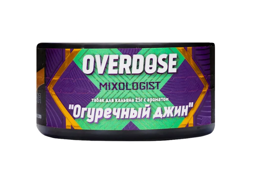изображение товара Табак Overdose Gin Cucumber (Огуречный джин) 25г