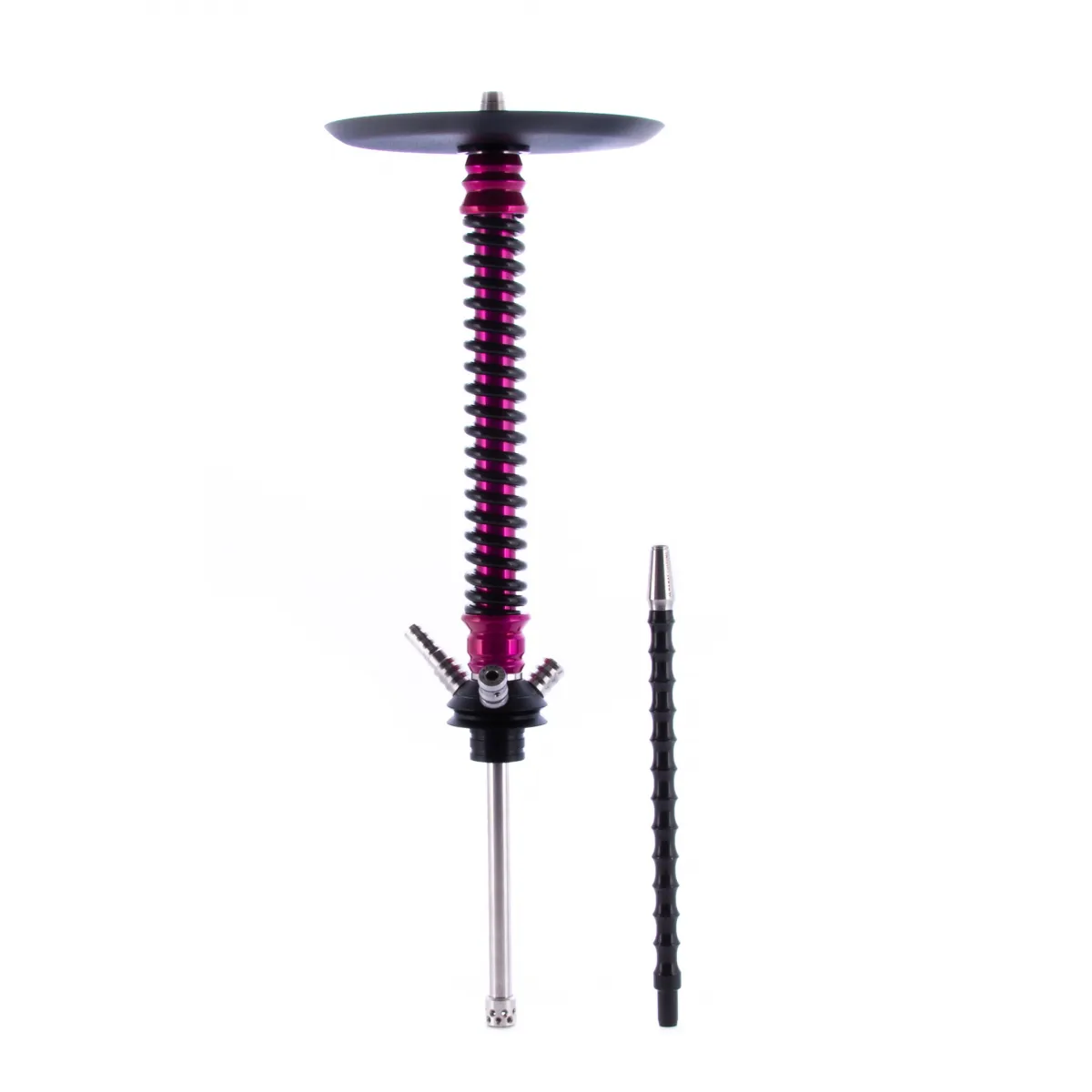 изображение товара Кальян MAMAY CUSTOMS Coilovers розовый лак-чёрный (без колбы)