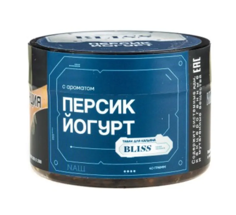 изображение товара Табак Bliss Персик Йогурт 40г