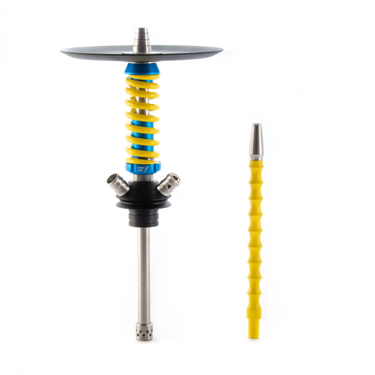 изображение товара Кальян MAMAY CUSTOMS Coilover Micro голубой-жёлтый (без колбы)