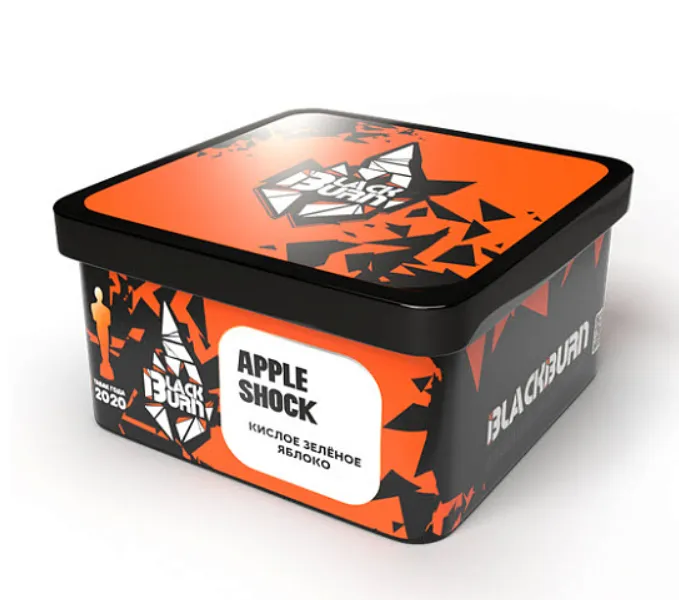 изображение товара Табак Black Burn - Apple Shock (Кислое яблоко) - 200г