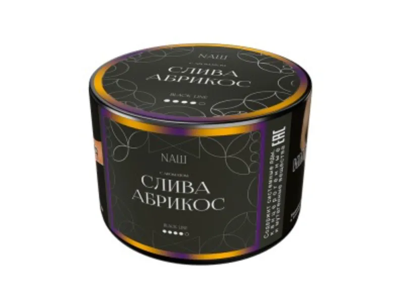 изображение товара Табак NAШ (НАШ) Black Слива Абрикос 40г