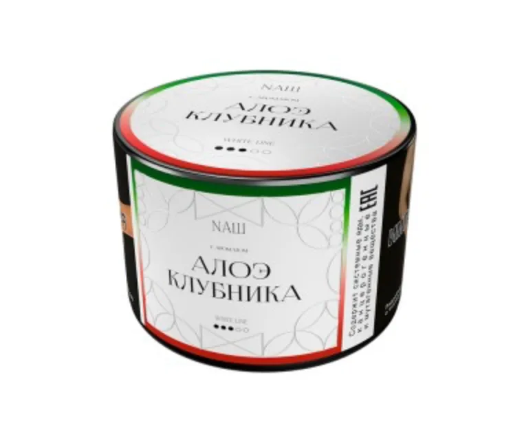 изображение товара Табак NAШ (НАШ) White Алоэ Клубника 40г