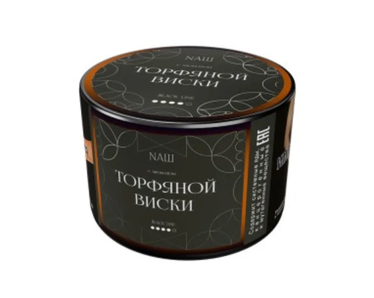изображение товара Табак NAШ (НАШ) Black Торфяной Виски 40г