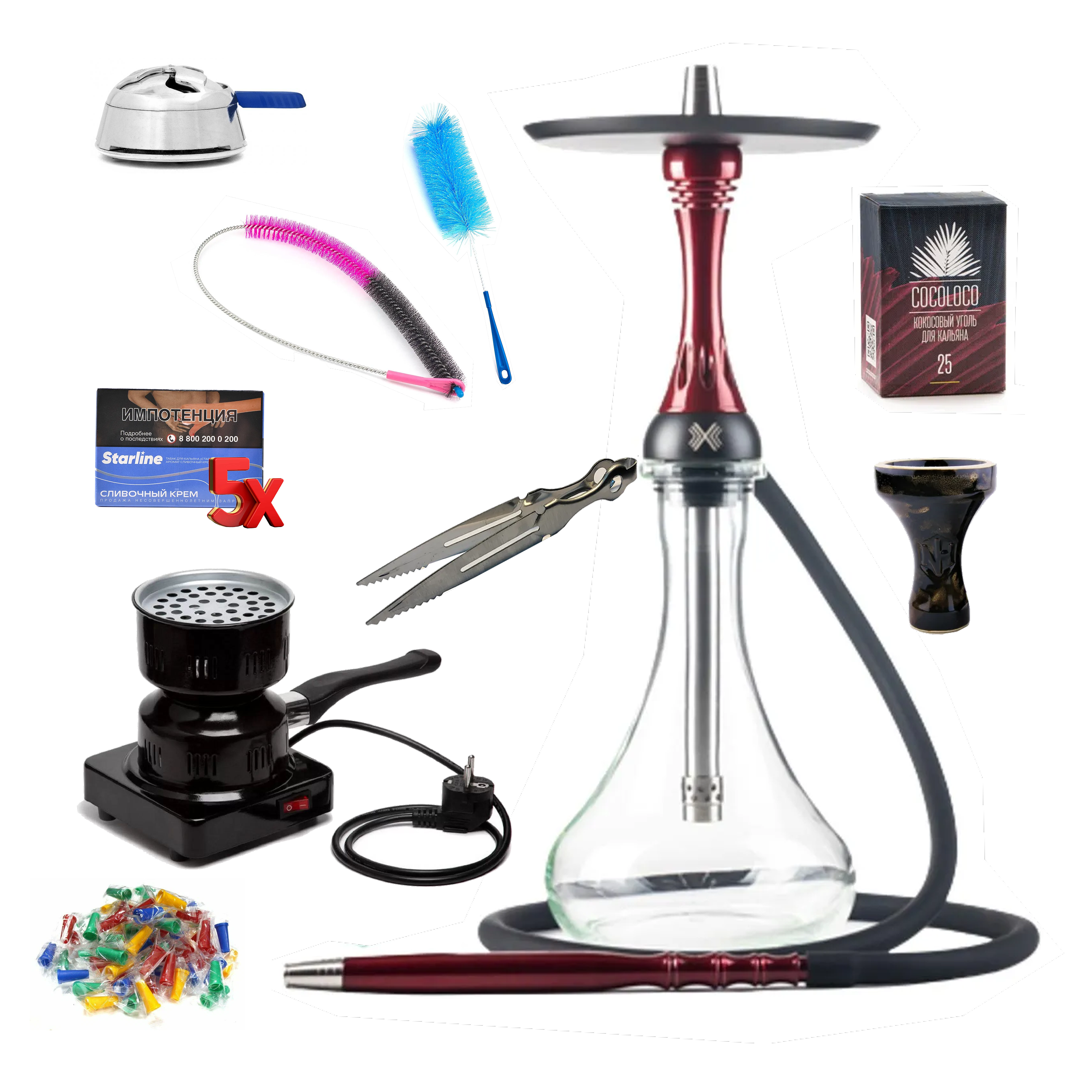 изображение товара Набор с кальяном Alpha Hookah #7