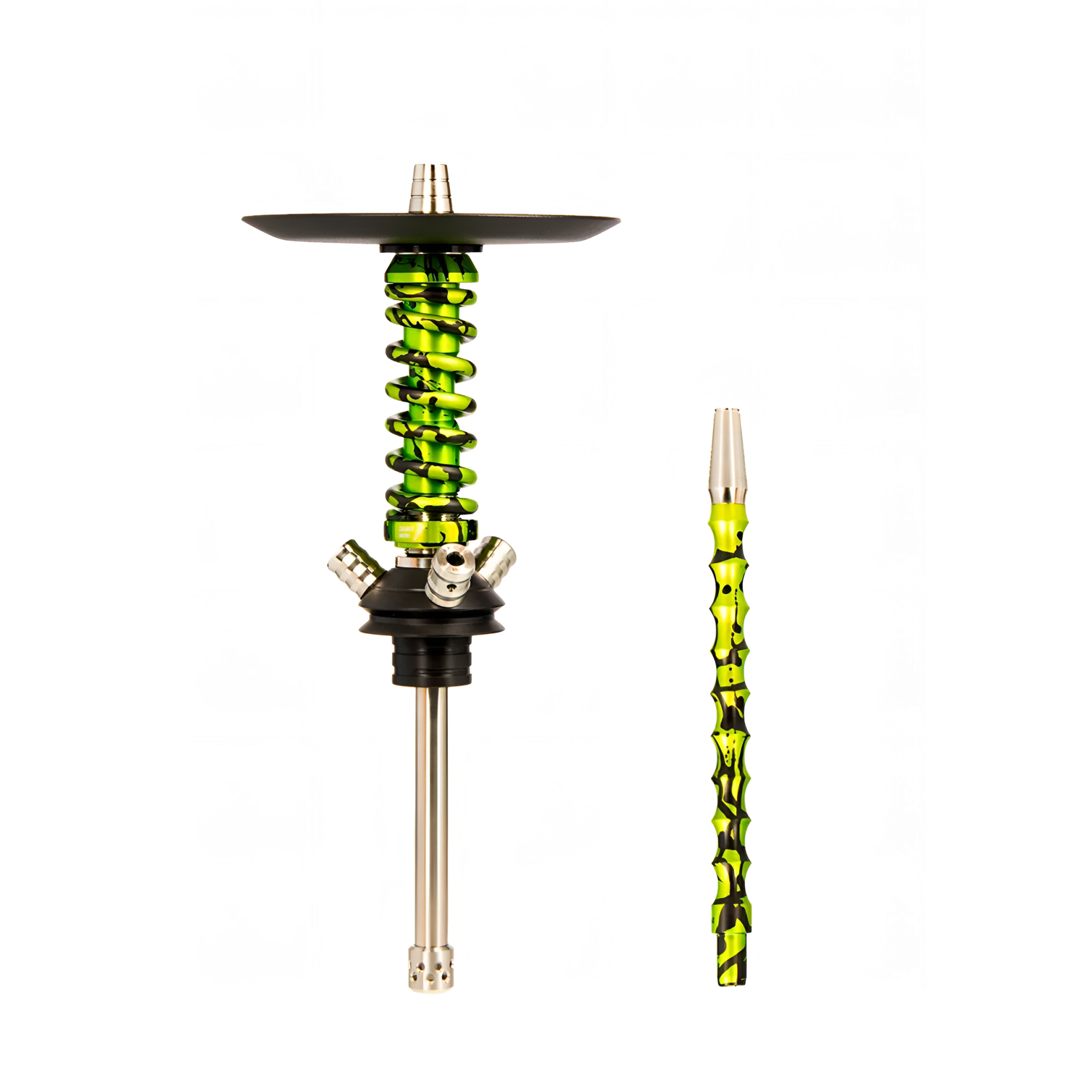изображение товара Кальян MAMAY CUSTOMS Coilover Micro салатовый сплеш (без колбы)