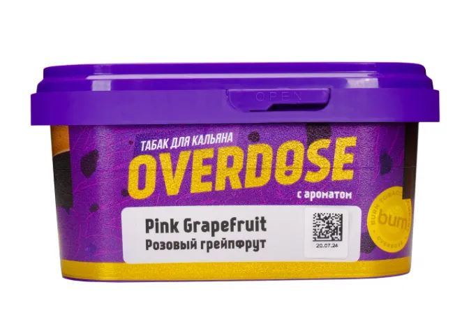изображение товара Табак Overdose Pink Grapefruit (Розовый грейпфрут) 200г