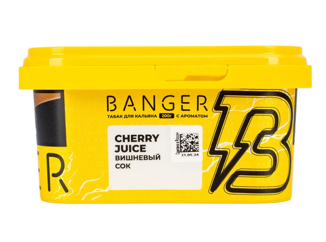 изображение товара Табак Banger Cherry Juice (Вишневый сок) 200г