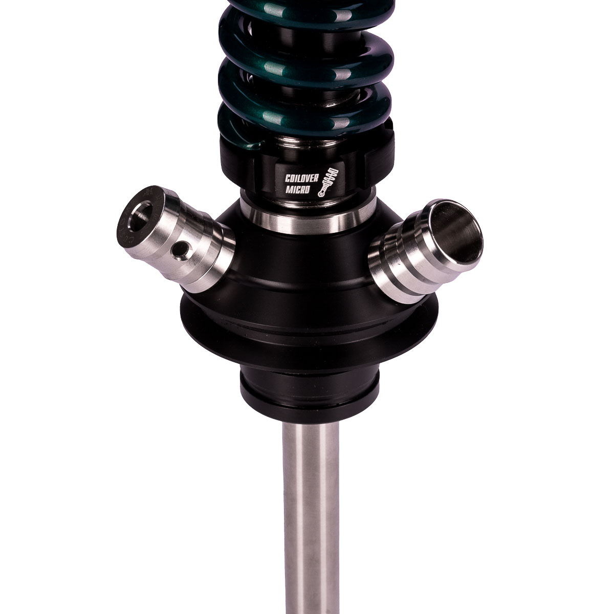 изображение товара Кальян MAMAY CUSTOMS Coilover Micro чёрно-зелёный лак (без колбы)