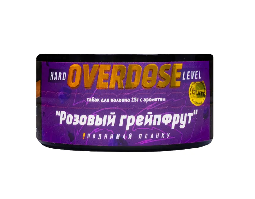 изображение товара Табак Overdose Pink Grapefruit (Розовый грейпфрут) 25г