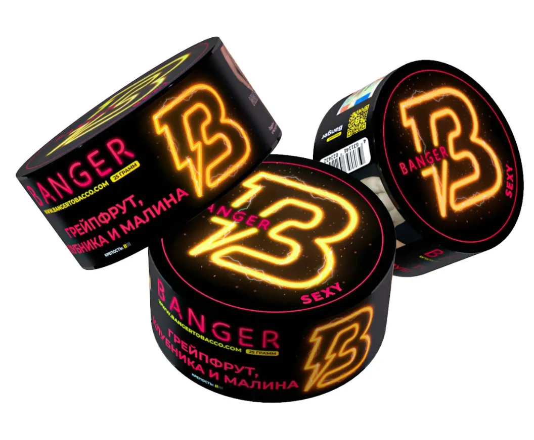 изображение товара Табак Banger Sexy (Грейпфрут, клубника и малина) 25г