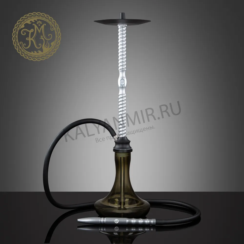 изображение товара Кальян КМ BOER NR V2 75 см Silver (Полный комплект)
