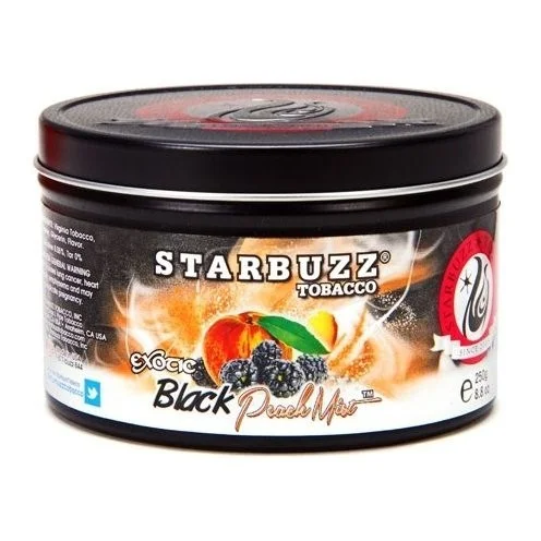 изображение товара Табак для кальяна Starbuzz — Black Peach Mist (Ежевично-Персиковый Туман) 250г