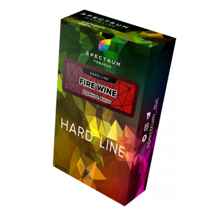 изображение товара Табак Spectrum Hard Line - Fire Wine (Пряное вино) - 40 г