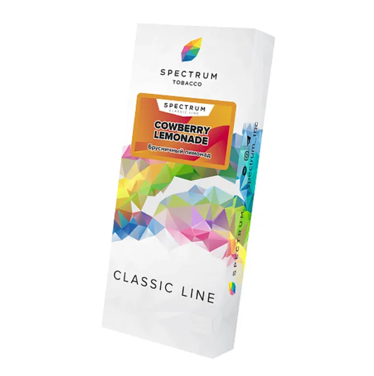 изображение товара Табак Spectrum Classic Line - Cowberry Lemonade (Брусничный лимонад) - 100 г