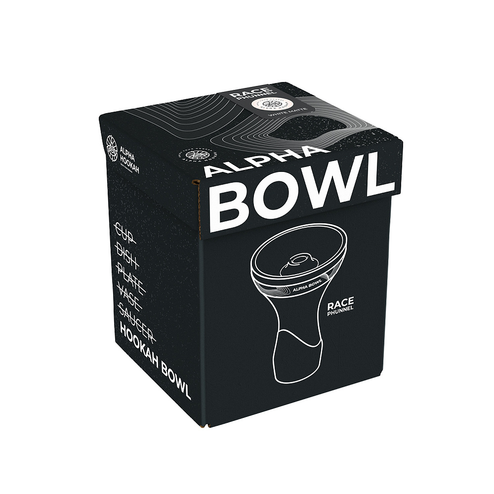 изображение товара Чаша ALPHA BOWL - Race phunnel (White Matte)