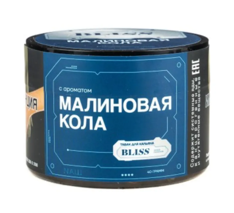 изображение товара Табак Bliss Малиновая Кола 40г