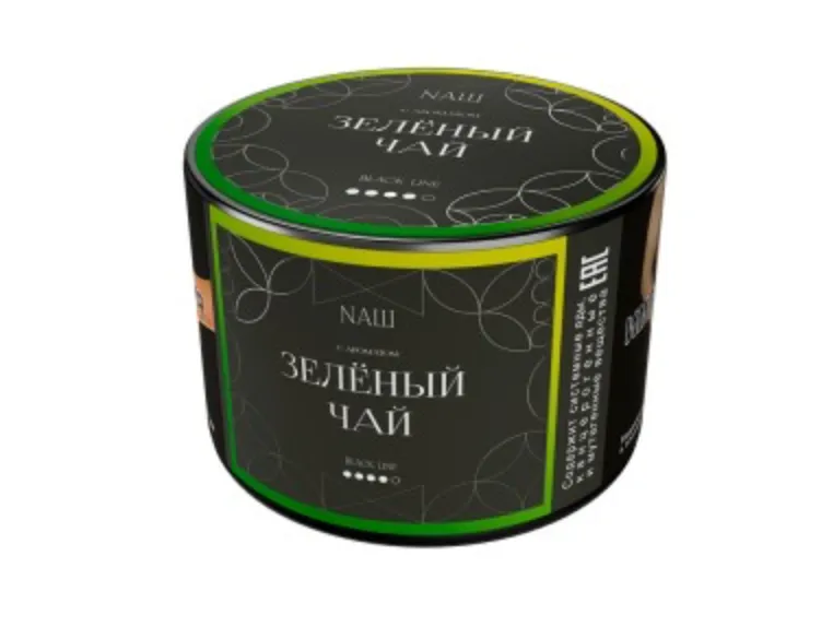 изображение товара Табак NAШ (НАШ) Black Зеленый чай 40г