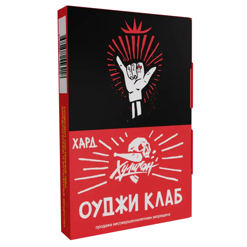 изображение товара Табак Хулиган Hard - Оуджи Клаб (Клубника Ревень) 25г