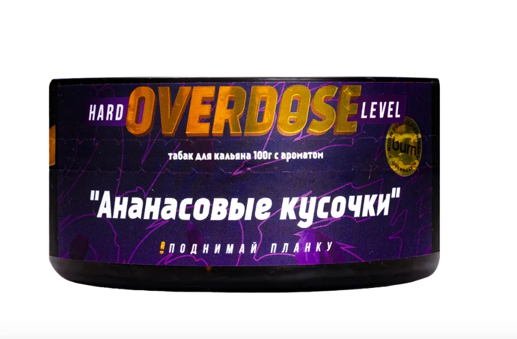 изображение товара Табак Overdose Pineapple Chunks (Ананасовые кусочки) 100г
