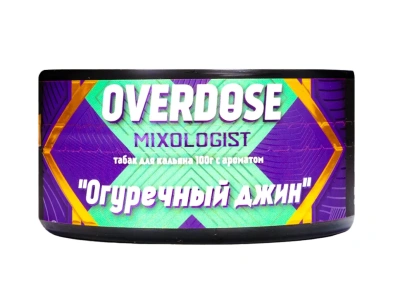изображение товара Табак Overdose Gin Cucumber (огуречный джин) 100 г