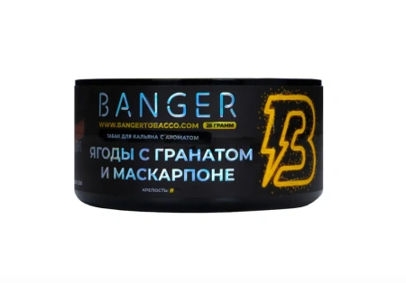изображение товара Табак Banger Batumi (Ягоды с гранатом и Маскарпоне) 25г