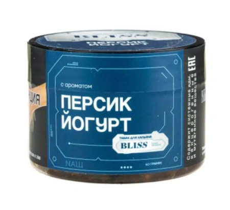 изображение товара Табак Bliss Персик Йогурт 40г