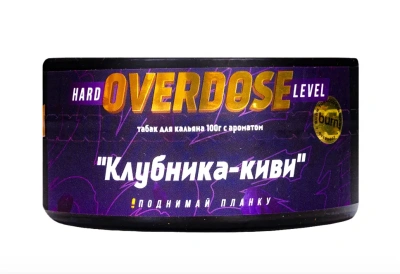 изображение товара Табак Overdose Strawberry Kiwi (клубника-киви) 100 г