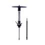 изображение товара Кальян MAMAY CUSTOMS Coilovers MINI чёрно-белый (без колбы) Кит