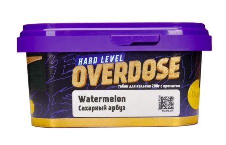 изображение товара Табак Overdose Watermelon (Сахарный арбуз) 200г