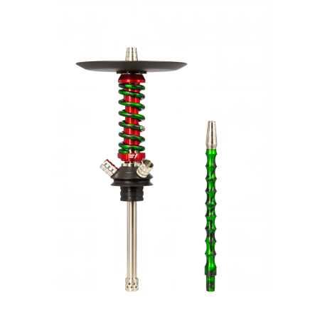 изображение товара Кальян MAMAY CUSTOMS Coilover Micro красно-зелёный сплеш (без колбы)