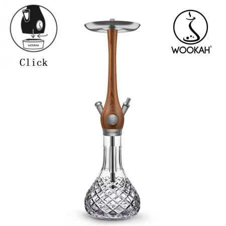 изображение товара Кальян Wookah Walnut Mastercut Check (Орех) Click (Клик)