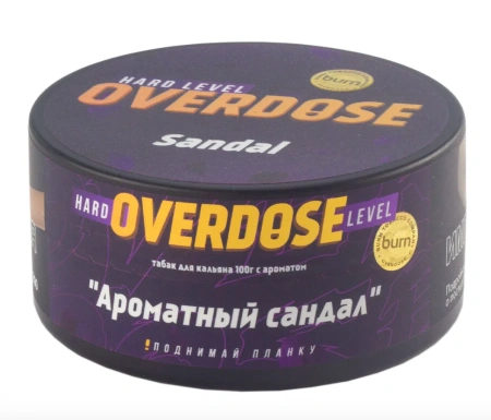 изображение товара Табак Overdose Sandal (Ароматный сандал) 100г