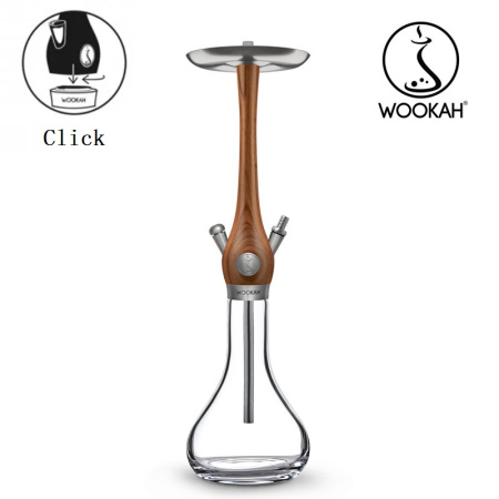 изображение товара Кальян Wookah Walnut Smooth (Орех) Click (Клик)