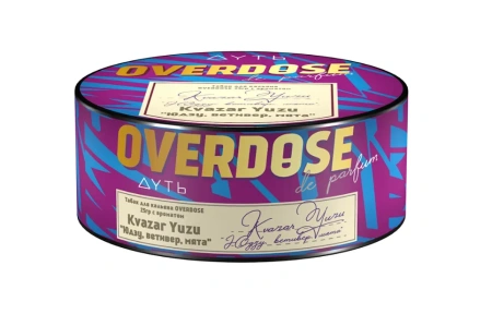 изображение товара Табак Overdose Kvazar Yuzu De Parfum (Юдзу, ветивер, мята) 25г