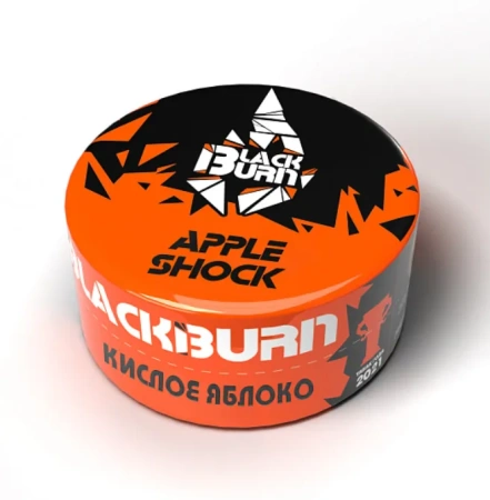 изображение товара Табак Black Burn - Apple Shock (Кислое яблоко) - 25г