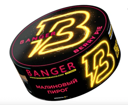 изображение товара Табак Banger Berry pie (Малиновый пирог) 100г