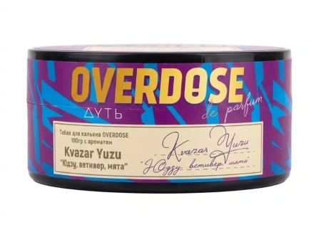 изображение товара Табак Overdose Kvazar Yuzu De Parfum (Юдзу, ветивер, мята) 100г