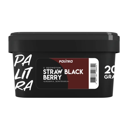 изображение товара Табак Palitra - Straw Black Berry (Земляника Ежевика) 200г