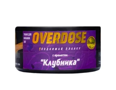 изображение товара Табак Overdose Strawberry (клубника) 25 г