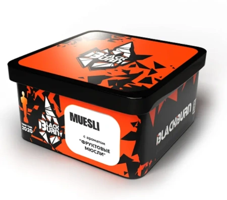 изображение товара Табак Black Burn - Muesli (Фруктовые мюсли) - 200г