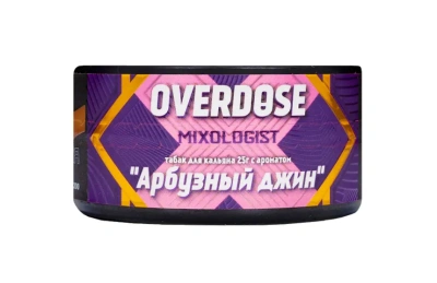 изображение товара Табак Overdose Gin Watermelon (арбузный джин) 25 г