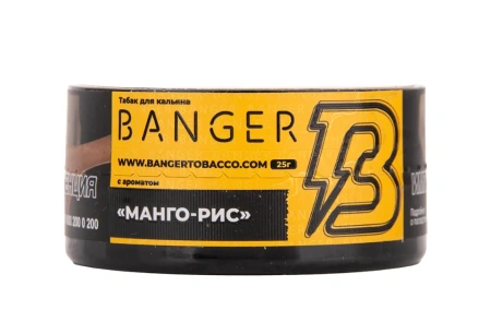 изображение товара Табак Banger Mango Rice (Манго, рис) 25г