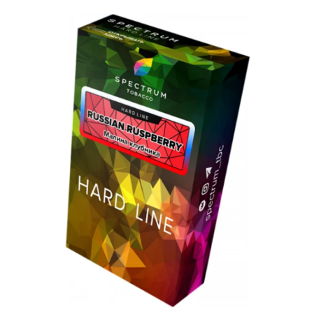 изображение товара Табак Spectrum Hard Line - Russian Raspberry (Малина клубника) - 40 г