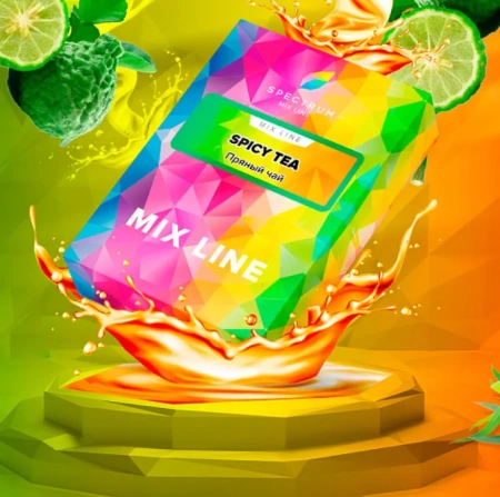изображение товара Табак Spectrum Mix Line - Spicy Tea (Пряный чай) - 40 г