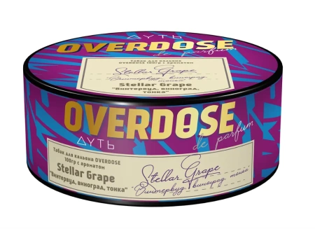 изображение товара Табак Overdose Stellar Grape De Parfum (Винтервуд, виноград, тонка) 100г