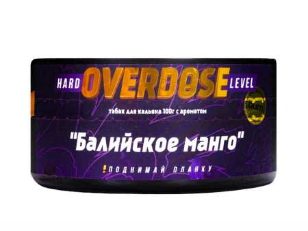 изображение товара Табак Overdose Bali Mango (Балийское манго) 100г