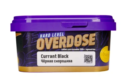 изображение товара Табак Overdose Currant Black (чёрная смородина) 200 г